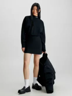 Calvin Klein Robe à Manches Longues En Jersey Milano