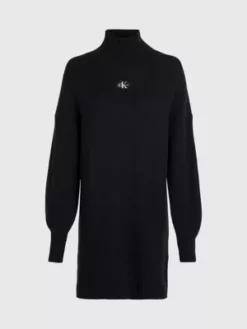 Calvin Klein Robe Pull Relaxed En Coton 13 Calvin Klein Robe Pull Relaxed En Coton -Pas Cher Calvin Klein Magasin J20J221992 BEH alternate5