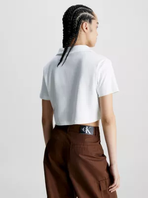 Calvin Klein Polo Relaxed Côtelé 5 Calvin Klein Polo Relaxed Côtelé – Image 3