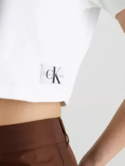 Calvin Klein Polo Relaxed Côtelé 10 Calvin Klein Polo Relaxed Côtelé -Pas Cher Calvin Klein Magasin J20J222027 YAF alternate3