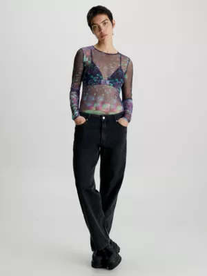 Calvin Klein Haut à Manches Longues En Maille Transparente 7 Calvin Klein Haut à Manches Longues En Maille Transparente – Image 5