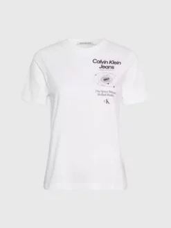 Calvin Klein T-shirt Relaxed Avec Imprimé Dans Le Dos 11 Calvin Klein T-shirt Relaxed Avec Imprimé Dans Le Dos -Pas Cher Calvin Klein Magasin J20J222034 YAF alternate4