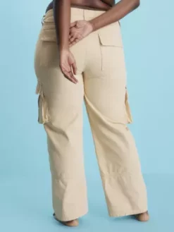 Calvin Klein Jean Utilitaire Relaxed Taille Haute -Pas Cher Calvin Klein Magasin J20J222066 1CD alternate2