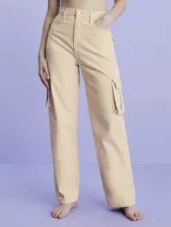 Calvin Klein Jean Utilitaire Relaxed Taille Haute