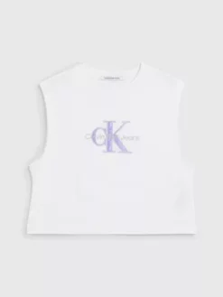 Calvin Klein Débardeur Relaxed Avec Monogramme 15 Calvin Klein Débardeur Relaxed Avec Monogramme -Pas Cher Calvin Klein Magasin J20J222068 YAF alternate5