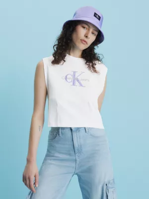 Calvin Klein Débardeur Relaxed Avec Monogramme 3 Calvin Klein Débardeur Relaxed Avec Monogramme