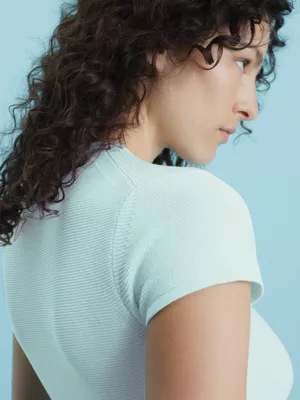 Calvin Klein Haut à Manches Courtes En Tricot 6 Calvin Klein Haut à Manches Courtes En Tricot – Image 4