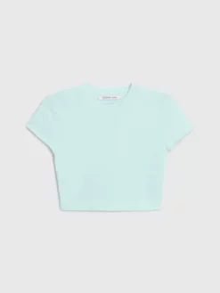 Calvin Klein Haut à Manches Courtes En Tricot 15 Calvin Klein Haut à Manches Courtes En Tricot -Pas Cher Calvin Klein Magasin J20J222075 L6V alternate5