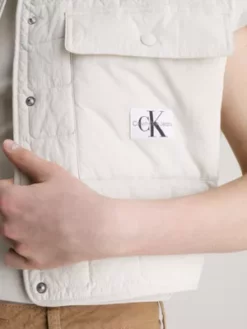 Calvin Klein Gilet Matelassé En Nylon Recyclé 9 Calvin Klein Gilet Matelassé En Nylon Recyclé -Pas Cher Calvin Klein Magasin J20J222112 ACF alternate2