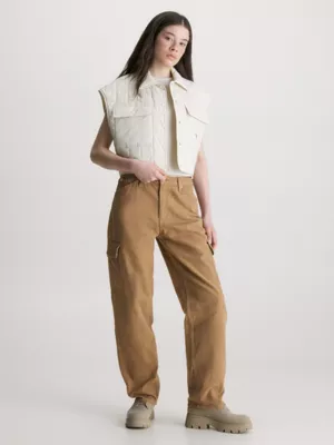 Calvin Klein Gilet Matelassé En Nylon Recyclé 6 Calvin Klein Gilet Matelassé En Nylon Recyclé – Image 4