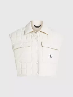 Calvin Klein Gilet Matelassé En Nylon Recyclé 11 Calvin Klein Gilet Matelassé En Nylon Recyclé -Pas Cher Calvin Klein Magasin J20J222112 ACF alternate4