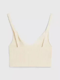 Calvin Klein Brassière Côtelée -Pas Cher Calvin Klein Magasin J20J222125 ACJ alternate6