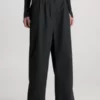 Calvin Klein Pantalon Ample Taille Haute -Pas Cher Calvin Klein Magasin J20J222133 BEH main