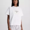 Calvin Klein T-shirt Avec écusson à Logo -Pas Cher Calvin Klein Magasin J20J222170 YAF main