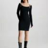 Calvin Klein Mini-robe Moulante Avec Bretelle