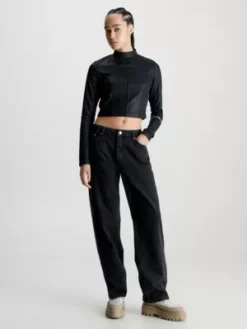 Calvin Klein Haut En Jersey Milano Enduit Avec Fermeture éclair Sur Toute La Longueur 10 Calvin Klein Haut En Jersey Milano Enduit Avec Fermeture éclair Sur Toute La Longueur -Pas Cher Calvin Klein Magasin J20J222197 BEH alternate3