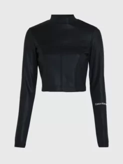 Calvin Klein Haut En Jersey Milano Enduit Avec Fermeture éclair Sur Toute La Longueur 11 Calvin Klein Haut En Jersey Milano Enduit Avec Fermeture éclair Sur Toute La Longueur -Pas Cher Calvin Klein Magasin J20J222197 BEH alternate4