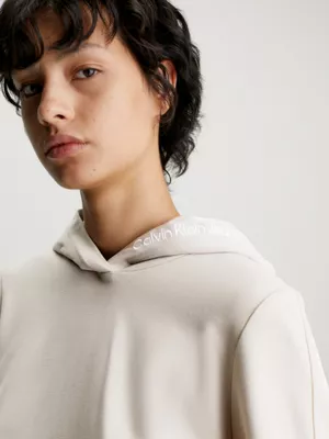 Calvin Klein Sweat-shirt à Capuche Court En Jersey Milano 6 Calvin Klein Sweat-shirt à Capuche Court En Jersey Milano – Image 4