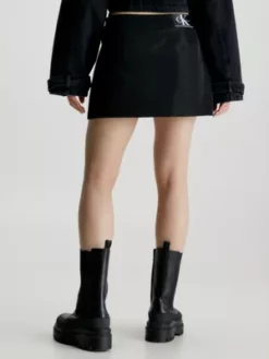 Calvin Klein Mini-jupe Brillante Ajourée -Pas Cher Calvin Klein Magasin J20J222224 BEH alternate2