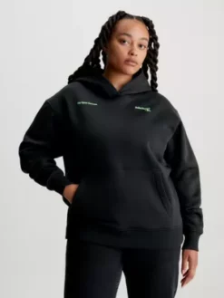 Calvin Klein Sweat-shirt à Capuche Relaxed Avec Logo Appliqué 10 Calvin Klein Sweat-shirt à Capuche Relaxed Avec Logo Appliqué -Pas Cher Calvin Klein Magasin J20J222225 BEH alternate2