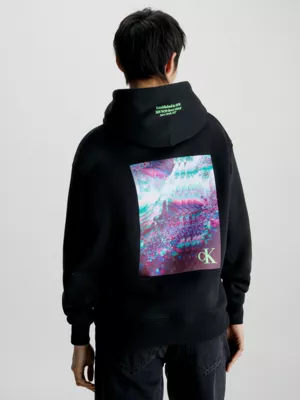 Calvin Klein Sweat-shirt à Capuche Relaxed Avec Logo Appliqué 3 Calvin Klein Sweat-shirt à Capuche Relaxed Avec Logo Appliqué