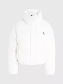 Calvin Klein Doudoune Courte Façon Blouson -Pas Cher Calvin Klein Magasin J20J222235 YBI alternate4