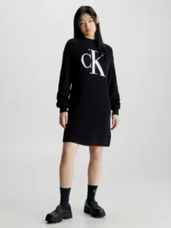 Calvin Klein Robe-pull Avec Monogramme