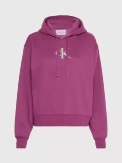 Calvin Klein Sweat-shirt à Capuche Oversize Avec Logo Dégradé -Pas Cher Calvin Klein Magasin J20J222346 VAC alternate5