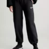 Calvin Klein Pantalon De Jogging En Polaire De Coton -Pas Cher Calvin Klein Magasin J20J222378 BEH main