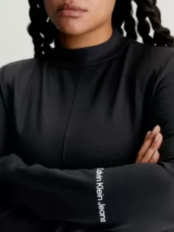 Calvin Klein Robe Grande Taille En Jersey Milano Enduit 10 Calvin Klein Robe Grande Taille En Jersey Milano Enduit -Pas Cher Calvin Klein Magasin J20J222409 BEH alternate3