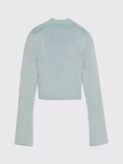 Calvin Klein Pull Ajouré En Maille Côtelée Métallisée 16 Calvin Klein Pull Ajouré En Maille Côtelée Métallisée -Pas Cher Calvin Klein Magasin J20J222579 CAX alternate6