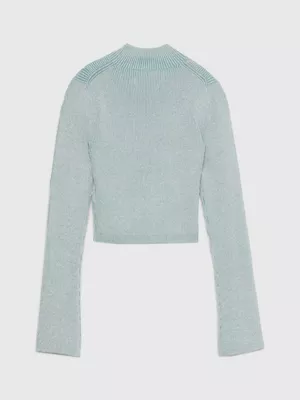 Calvin Klein Pull Ajouré En Maille Côtelée Métallisée 9 Calvin Klein Pull Ajouré En Maille Côtelée Métallisée – Image 7