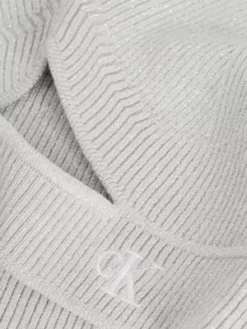 Calvin Klein Brassière En Maille Côtelée Métallisée 15 Calvin Klein Brassière En Maille Côtelée Métallisée -Pas Cher Calvin Klein Magasin J20J222580 PRQ alternate6