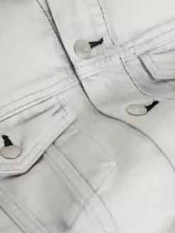 Calvin Klein Veste Courte En Jean Enduit -Pas Cher Calvin Klein Magasin J20J222647 1AA alternate7