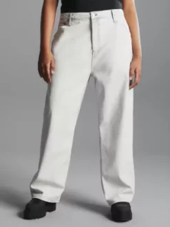 Calvin Klein Jean Baggy Enduit -Pas Cher Calvin Klein Magasin J20J222649 1AA alternate1