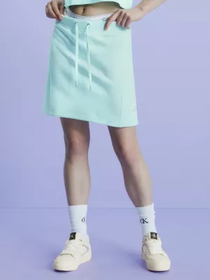 Calvin Klein Mini-jupe En Polaire De Tissu éponge 4 Calvin Klein Mini-jupe En Polaire De Tissu éponge – Image 2