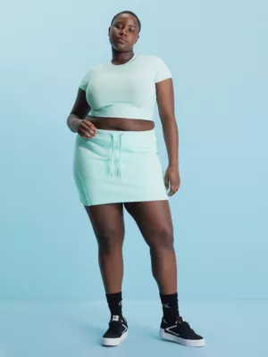 Calvin Klein Mini-jupe En Polaire De Tissu éponge 7 Calvin Klein Mini-jupe En Polaire De Tissu éponge – Image 5