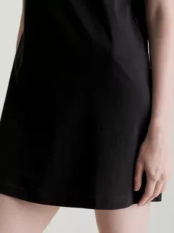 Calvin Klein Robe T-shirt Boyfriend Avec Monogramme -Pas Cher Calvin Klein Magasin J20J223478 BEH alternate3