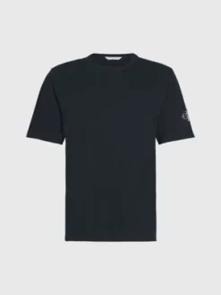 Calvin Klein T-shirt Avec Insigne Monogramme 13 Calvin Klein T-shirt Avec Insigne Monogramme -Pas Cher Calvin Klein Magasin J30J314051 BAE alternate5
