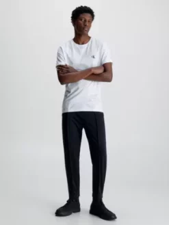 Calvin Klein Pantalon Slim En Jersey Milano -Pas Cher Calvin Klein Magasin J30J317347 BEH alternate3