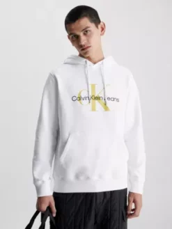 Calvin Klein Sweat-shirt à Capuche Avec Monogramme En Coton