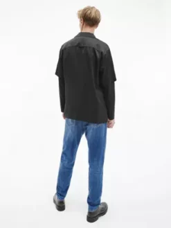 Calvin Klein T-shirt Relaxed à Manches Longues 9 Calvin Klein T-shirt Relaxed à Manches Longues -Pas Cher Calvin Klein Magasin J30J320817 BEH alternate2