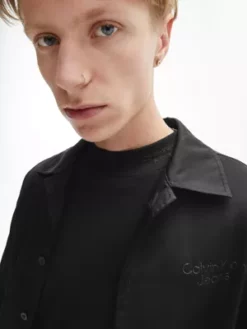 Calvin Klein T-shirt Relaxed à Manches Longues 10 Calvin Klein T-shirt Relaxed à Manches Longues -Pas Cher Calvin Klein Magasin J30J320817 BEH alternate3