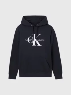 Calvin Klein Sweat à Capuche Avec Monogramme -Pas Cher Calvin Klein Magasin J30J320934 BEH alternate4