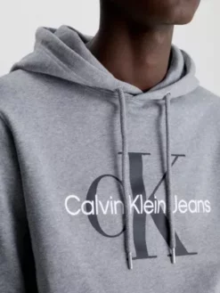 Calvin Klein Sweat à Capuche Avec Monogramme -Pas Cher Calvin Klein Magasin J30J320934 P2D alternate2