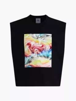 Calvin Klein Débardeur Court - Pride 11 Calvin Klein Débardeur Court - Pride -Pas Cher Calvin Klein Magasin J30J321492 BEH alternate4