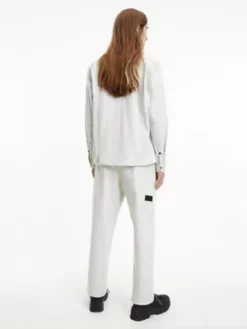 Calvin Klein Surchemise Relaxed En Sergé De Coton -Pas Cher Calvin Klein Magasin J30J321977 PRF alternate2