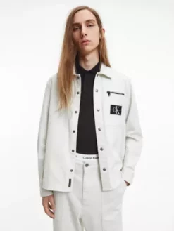 Calvin Klein Surchemise Relaxed En Sergé De Coton