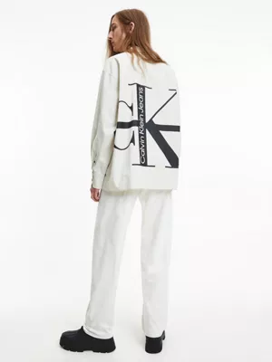 Calvin Klein Chemise Oversize Avec Logo Dans Le Dos 6 Calvin Klein Chemise Oversize Avec Logo Dans Le Dos â Image 4