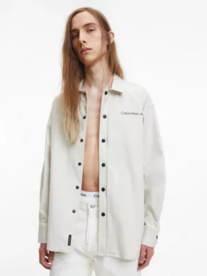 Calvin Klein Chemise Oversize Avec Logo Dans Le Dos 3 Calvin Klein Chemise Oversize Avec Logo Dans Le Dos